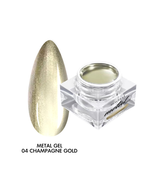 Nail Art Metal Gel 5g 04 Champagne Gold - SKU 140193-04