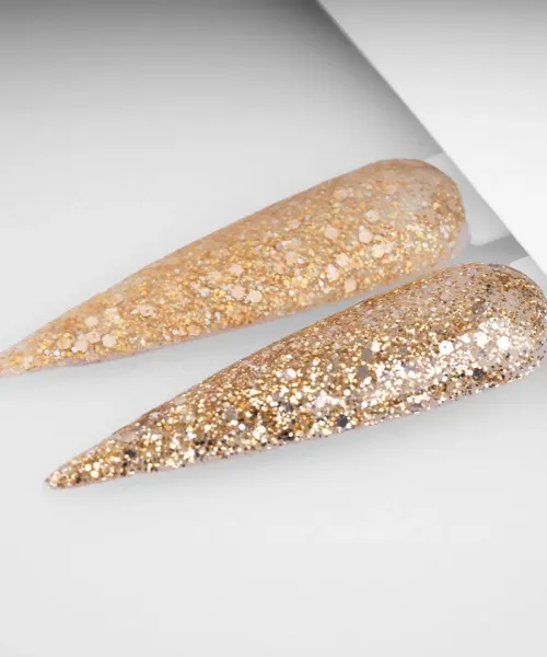 MS-1504 Ημιμόνιμο Βερνίκι Mixcoco 15ml (Flake Gold) - SKU 111504