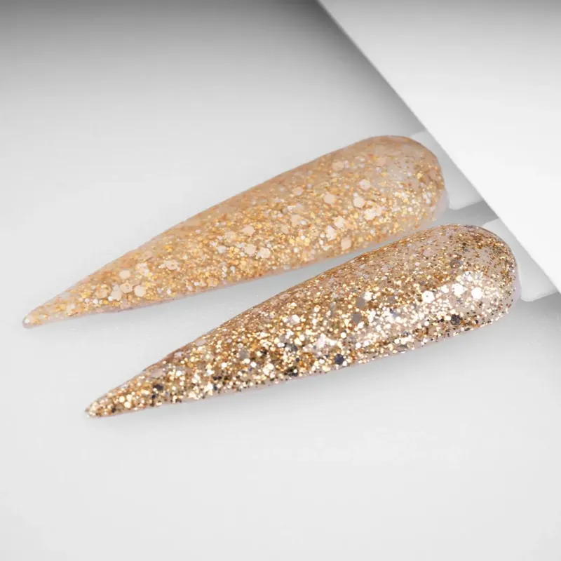 MS-1504 Ημιμόνιμο Βερνίκι Mixcoco 15ml (Flake Gold) - SKU 111504