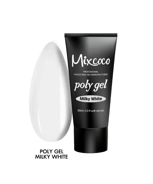POLY GEL MIXCOCO 30ML MILKY WHITE- Mixcoco