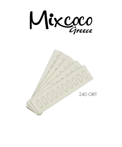 Ανταλλακτικά για Μεταλλικό Pusher 50τμχ #240grit- Mixcoco