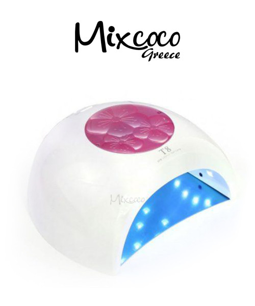 Λάμπα Πολυμερισμού UV&LED T8 65W Λευκή-Ροζ - SKU 200064
