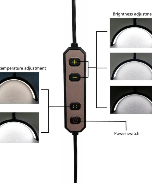 Smart Moonlight Half Moon Lamp White - SKU 200099-12