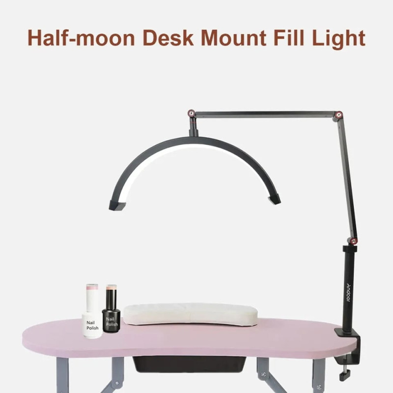 Smart Moonlight Half Moon Lamp Black - SKU 200099-11