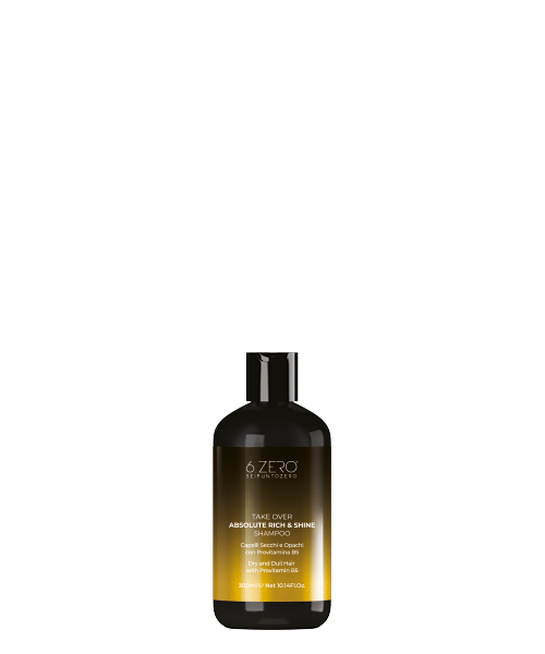 6.ZERO SEIPUNTOZERO TAKE OVER ABSOLUTE RICH&SHINE SHAMPOO 300ml