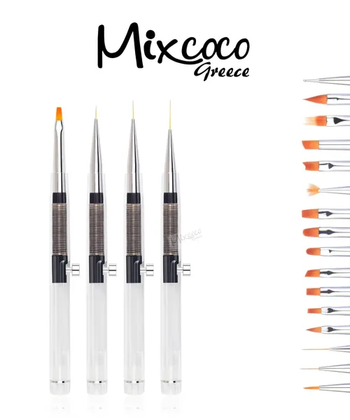 ΚΑΣΕΤΙΝΑ ΜΕ ΠΙΝΕΛΑ NAIL ART 20ΤΜΧ - SKU 190600-1