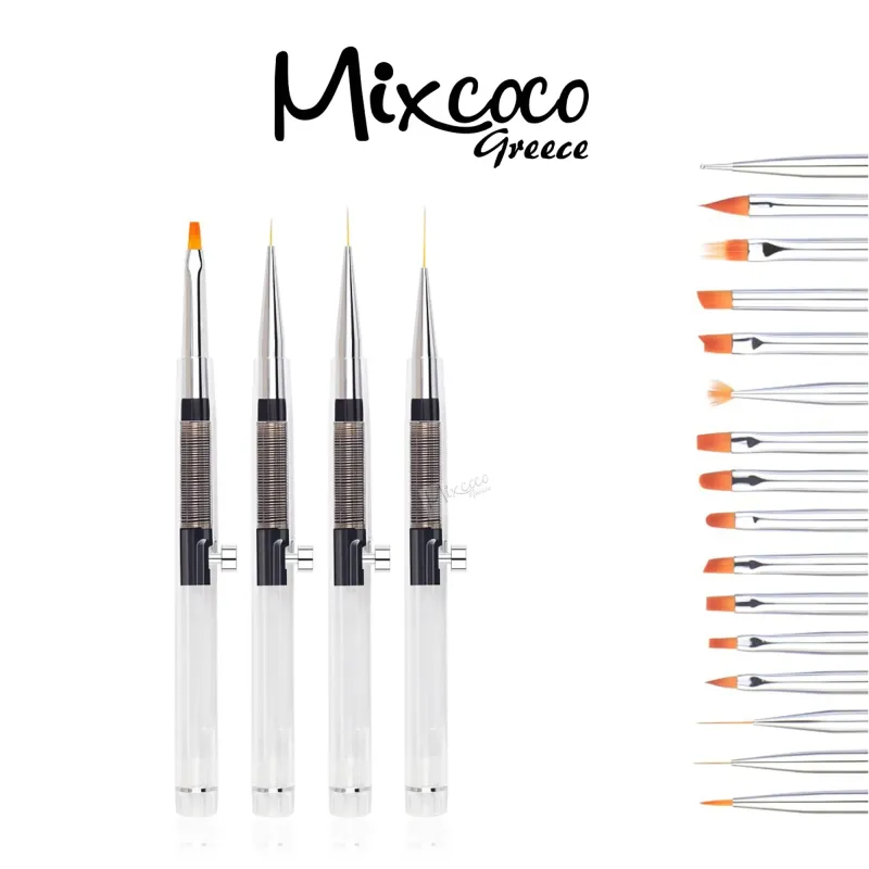 ΚΑΣΕΤΙΝΑ ΜΕ ΠΙΝΕΛΑ NAIL ART 20ΤΜΧ - SKU 190600-1