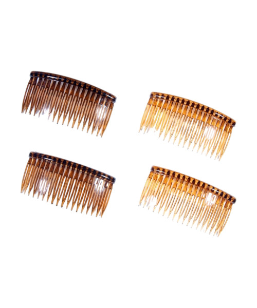 Χτενάκι Καφέ 8 cm σετ 2 τμχ