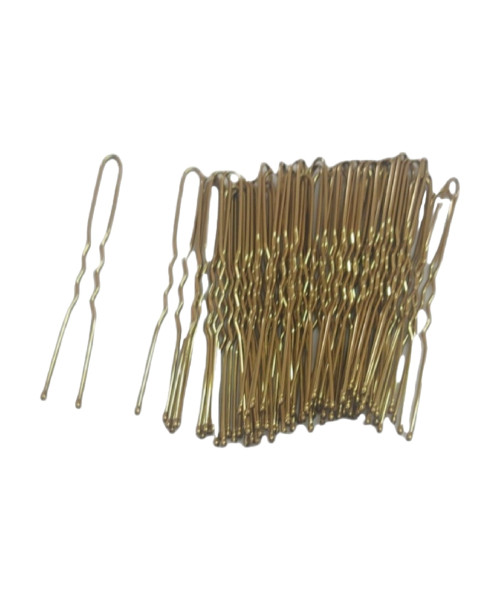 Φουρκέτες  Χρυσές  σετ 50 τμχ