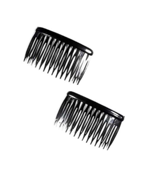 Χτενάκι Μαύρο 7 cm σετ 2 τμχ