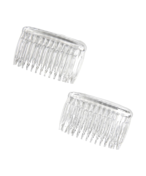 Χτενάκι Διάφανο 7 cm σετ 2 τμχ