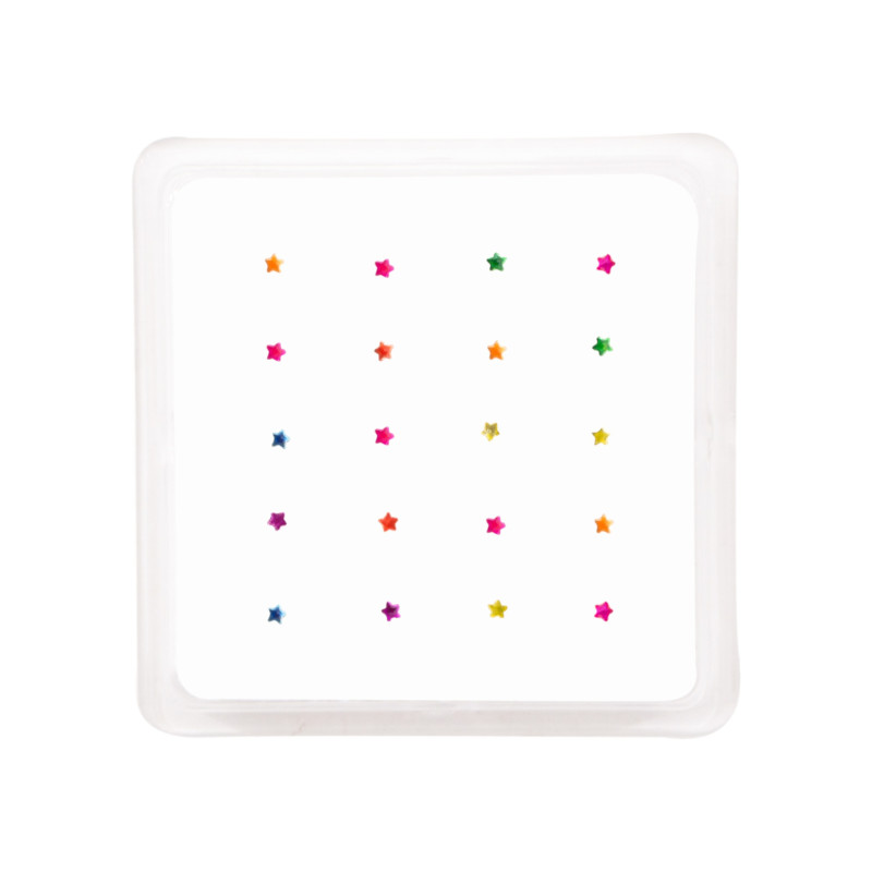 Σκουλαρίκι μύτης Ασήμι 925 design χρώμα