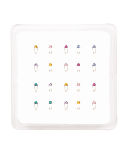 Σκουλαρίκι μύτης Ασήμι 925 χρώμα design