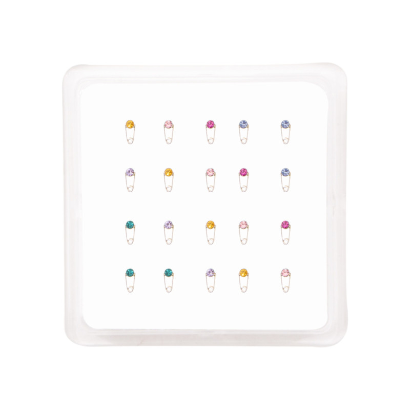 Σκουλαρίκι μύτης Ασήμι 925 χρώμα design