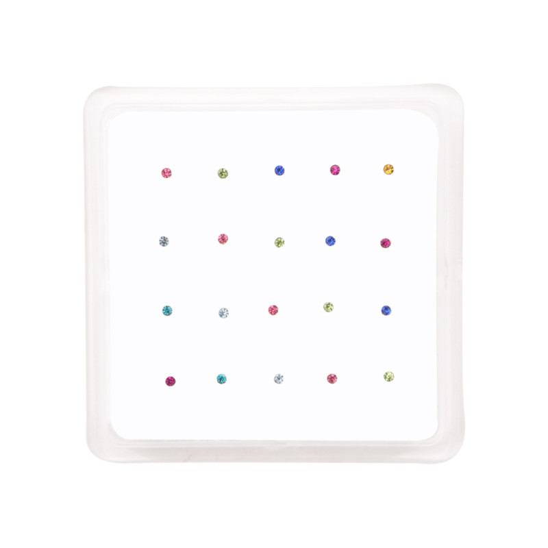 Σκουλαρίκι μύτης Silver 925 glue type χρώμα 1.2 mm