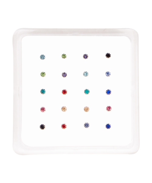 Σκουλαρίκι μύτης Silver 925 multiclip χρώμα 2.5 mm