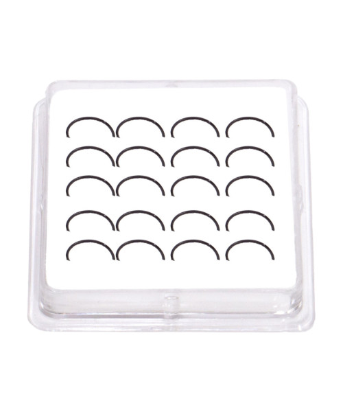 Σκουλαρίκι Κρίκος Μύτης Ασήμι 925 μαύρος