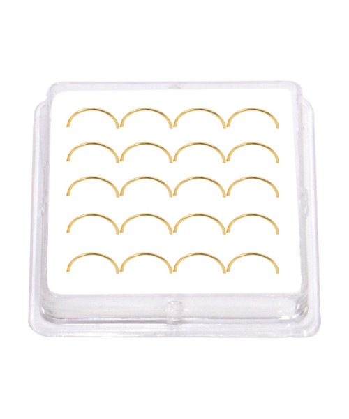 Σκουλαρίκι Κρίκος Μύτης Ασήμι 925 χρυσός