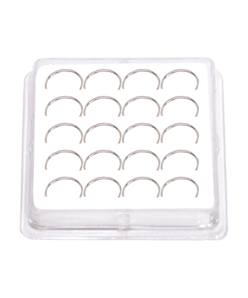 Σκουλαρίκι Κρίκος Μύτης Ασήμι 925