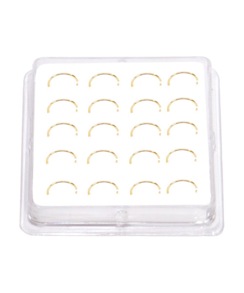 Σκουλαρίκι Κρίκος Μύτης Ασήμι 925 χρυσό