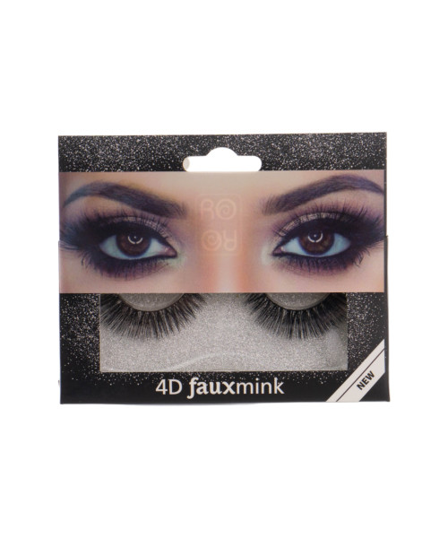4D Fauxmink Βλεφαρίδες με κόλλα