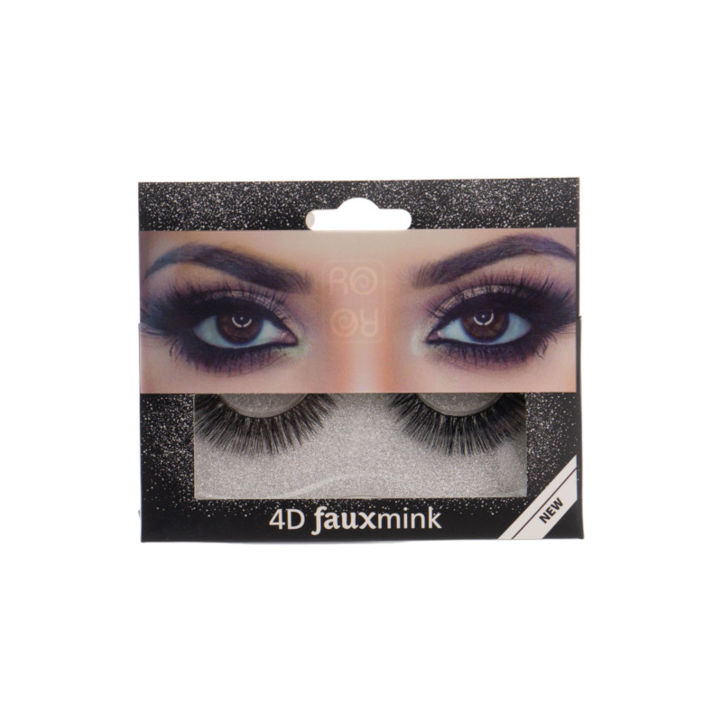 4D Fauxmink Βλεφαρίδες με κόλλα
