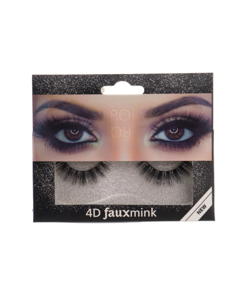 4D Fauxmink Βλεφαρίδες με κόλλα