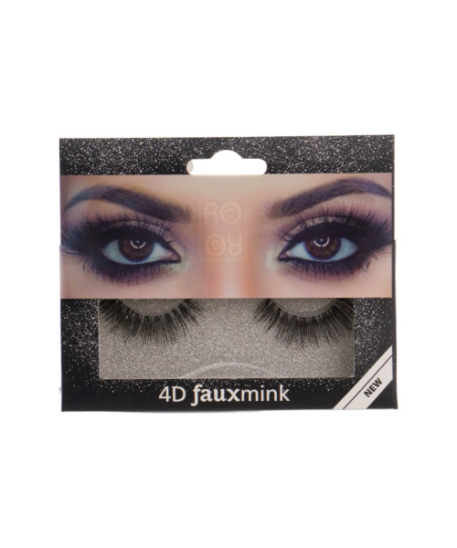 4D Fauxmink Βλεφαρίδες με κόλλα