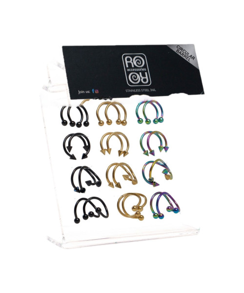 Σκουλαρίκι πέταλο Stainless Steel