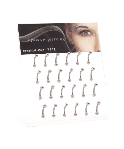 Σκουλαρίκι φρυδιού Stainless Steel  banana style