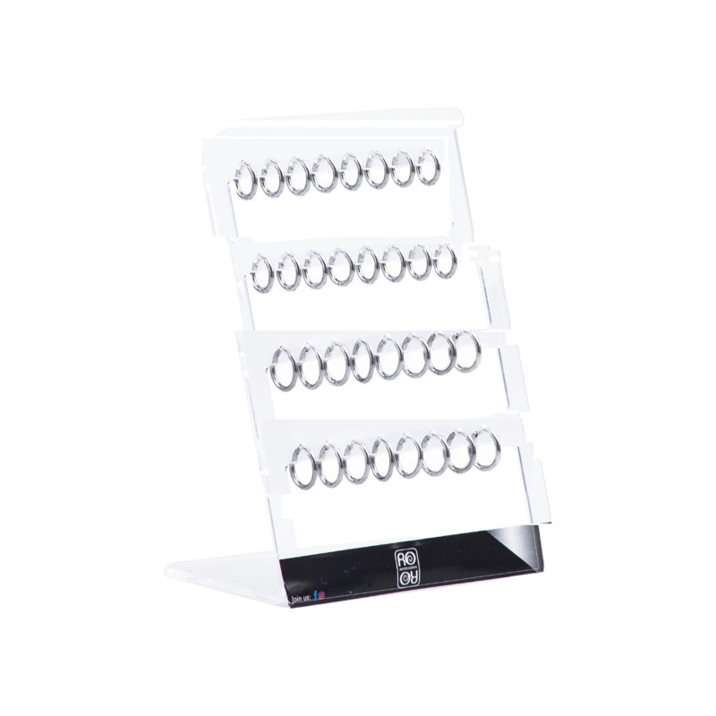 Σκουλαρίκι Κρίκος αυτιού Stainless Steel 1.6*8/10