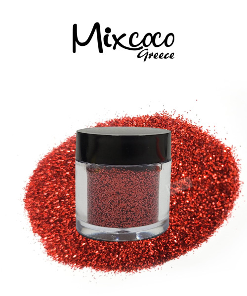 SHINING SUGAR GLITTER SPARKLY RED- Mixcoco