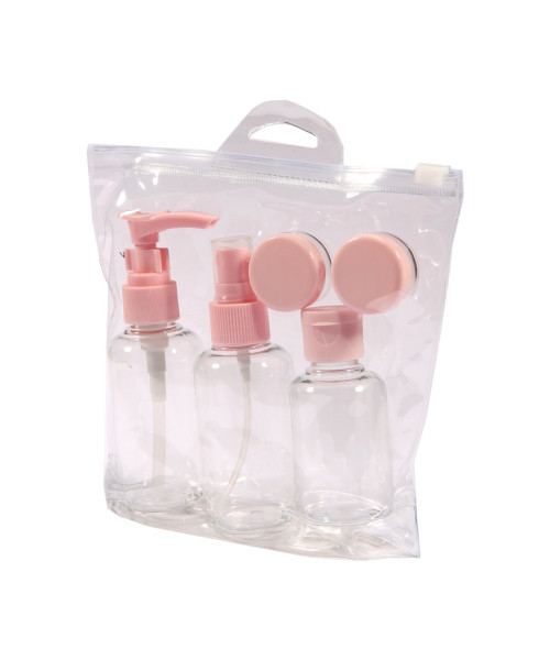 Σετ Ταξιδίου, σετ 5 τμχ Ροζ