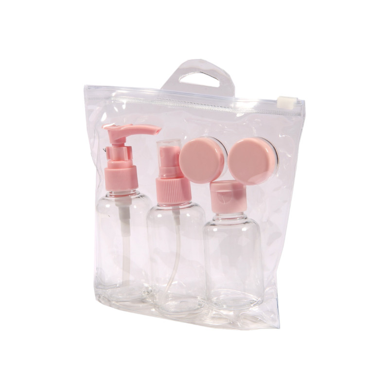 Σετ Ταξιδίου, σετ 5 τμχ Ροζ