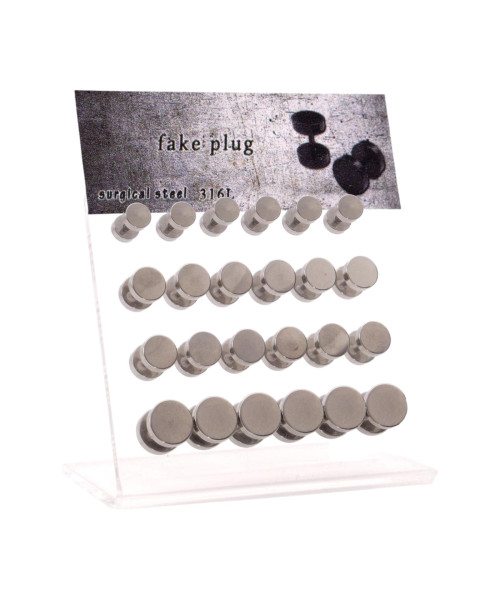 Σκουλαρίκι τάπα Stainless Steel