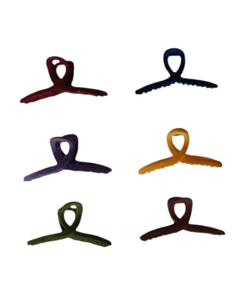 Kλάμερ μαλλιών βελούδο Χρώμα 10 cm