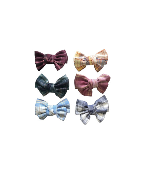 Κλιπ μαλλιών φιόγκος με μπαρέτα