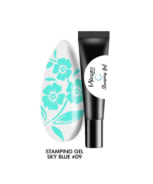 STAMPING GEL 8GR 09 SKY BLUE- Mixcoco