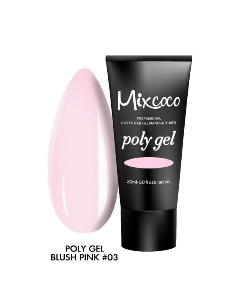 POLY GEL MIXCOCO 30ML BLUSH PINK- Mixcoco