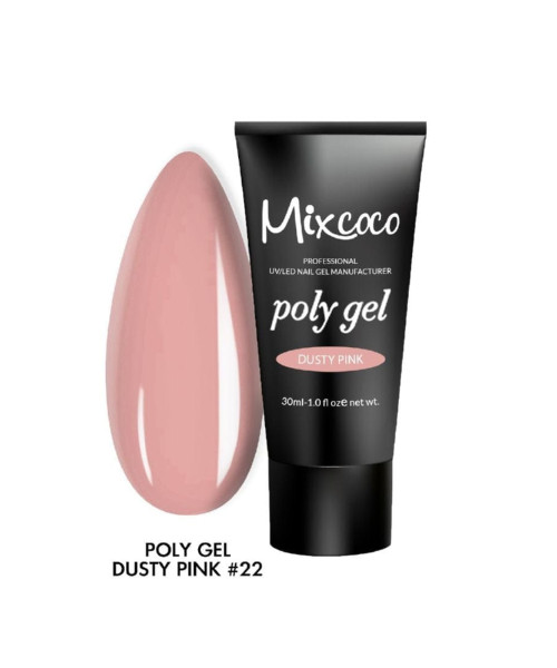 Poly gel 30ml Dusty Pink Mixcoco - SKU 170930-1