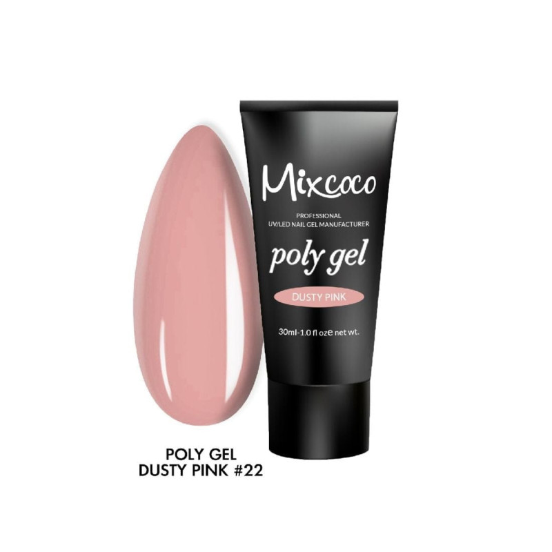 Poly gel 30ml Dusty Pink Mixcoco - SKU 170930-1