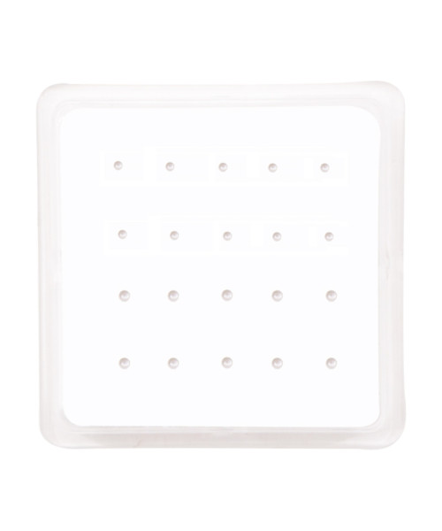 Σκουλαρίκι μύτης Silver 925 πέρλα 1,5 mm & 2 mm