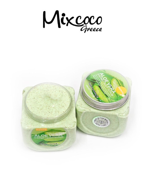 SCRUB ΣΩΜΑΤΟΣ ΜΕ ΕΚΧΥΛΙΣΜA ALOE VERA 350ML - SKU 220008-2