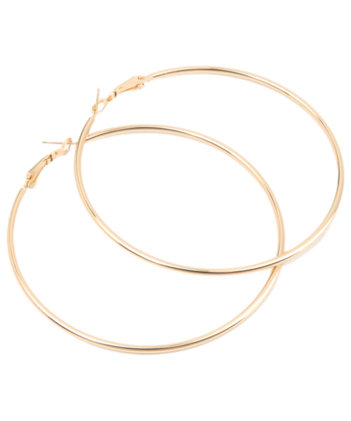 Σκουλαρίκι Κρίκος χρυσός 70 mm