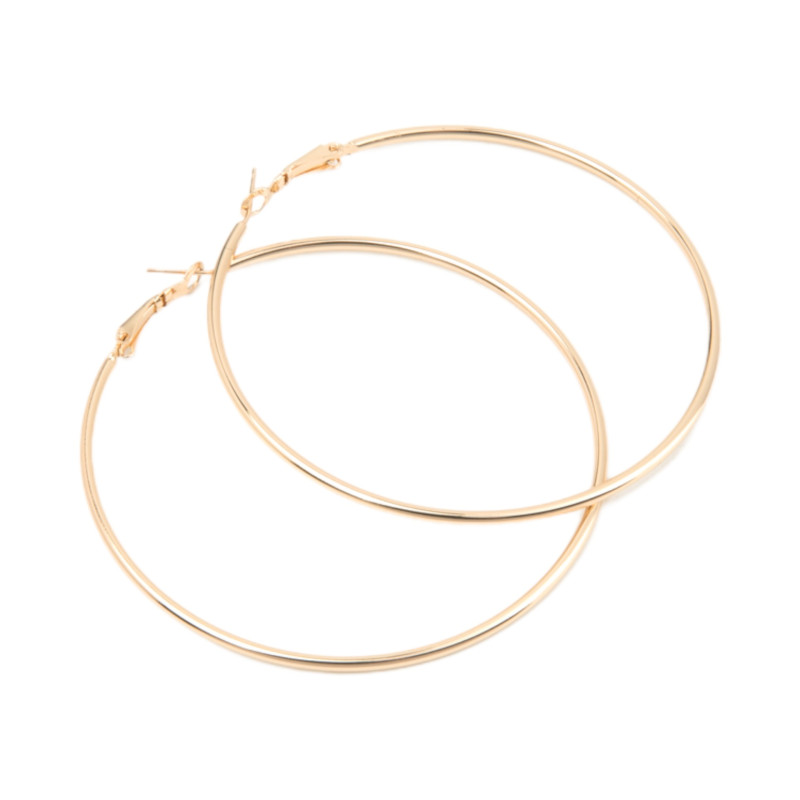 Σκουλαρίκι Κρίκος χρυσός 70 mm