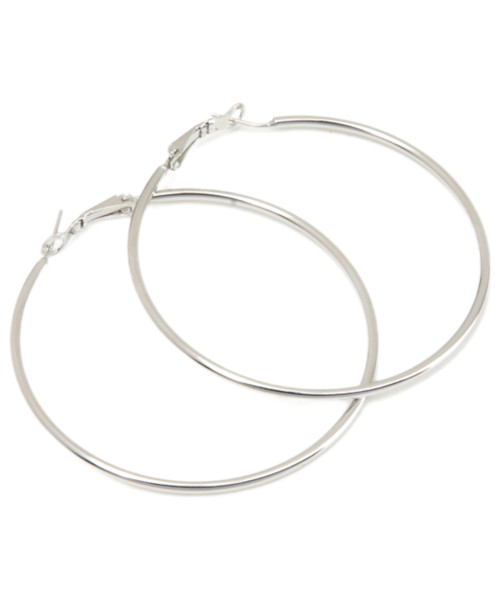 Σκουλαρίκι Κρίκος ασημί 60 mm