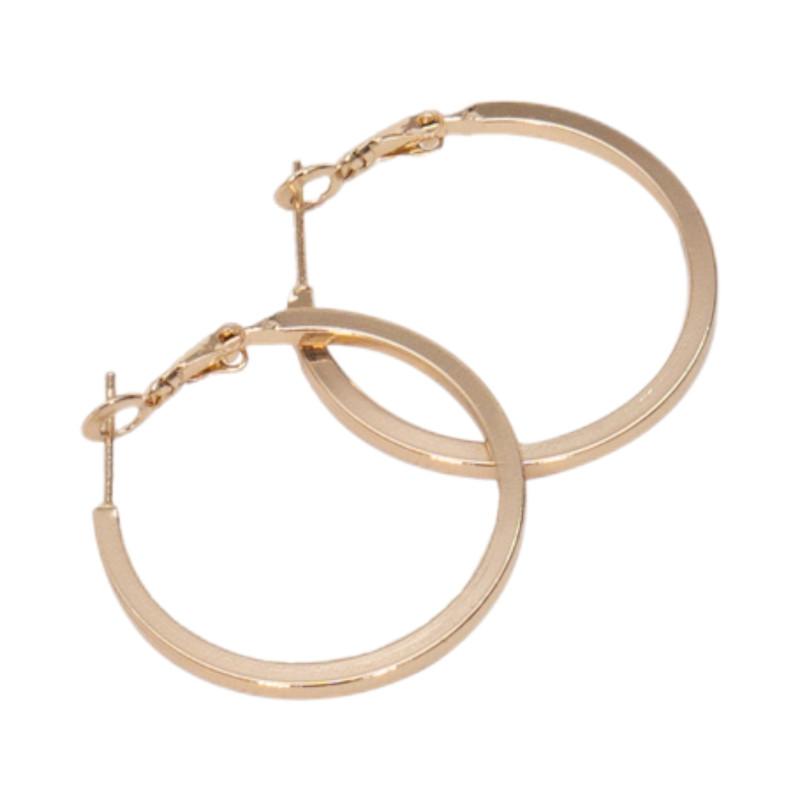 Σκουλαρίκι Κρίκος χρυσός 30 mm