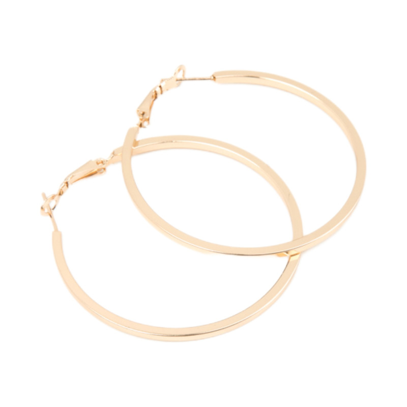 Σκουλαρίκι Κρίκος χρυσός 50 mm