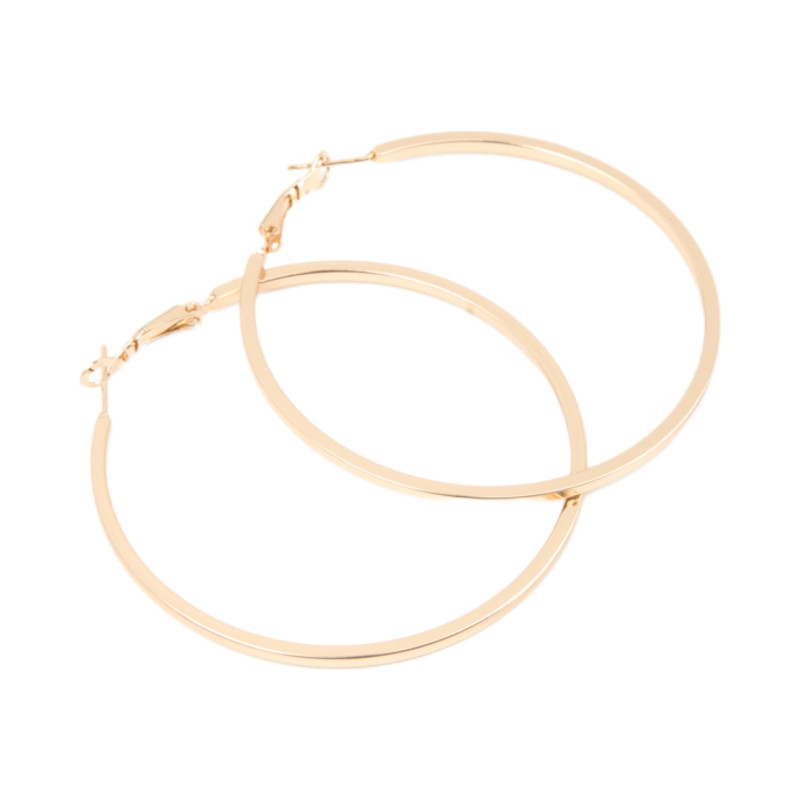 Σκουλαρίκι Κρίκος χρυσός 60 mm