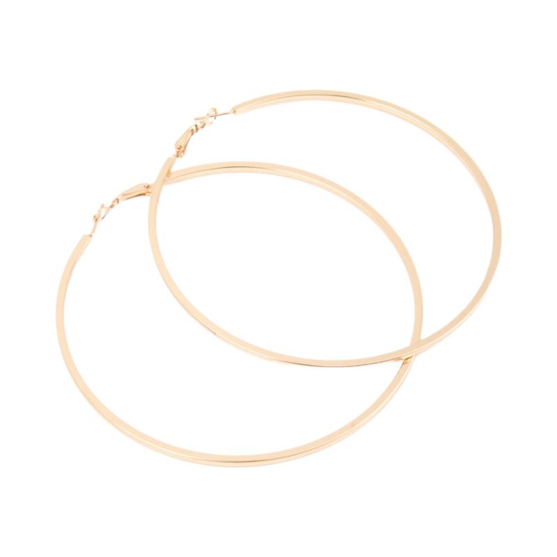 Σκουλαρίκι Κρίκος χρυσός 90 mm